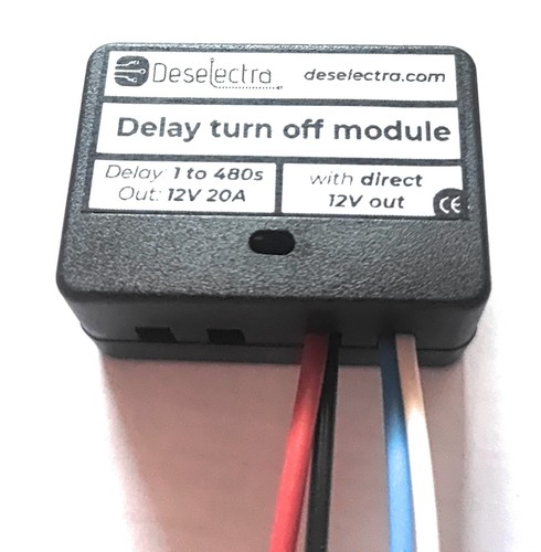Timer auto uscita - diretta, 12v