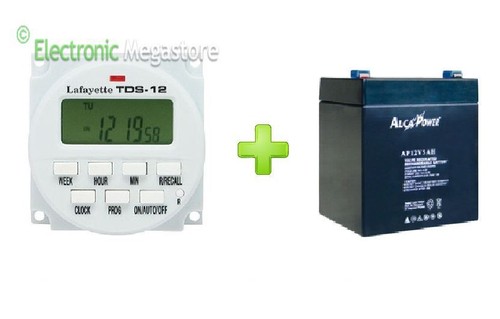 Timer digitale settimanale - timer, 12v